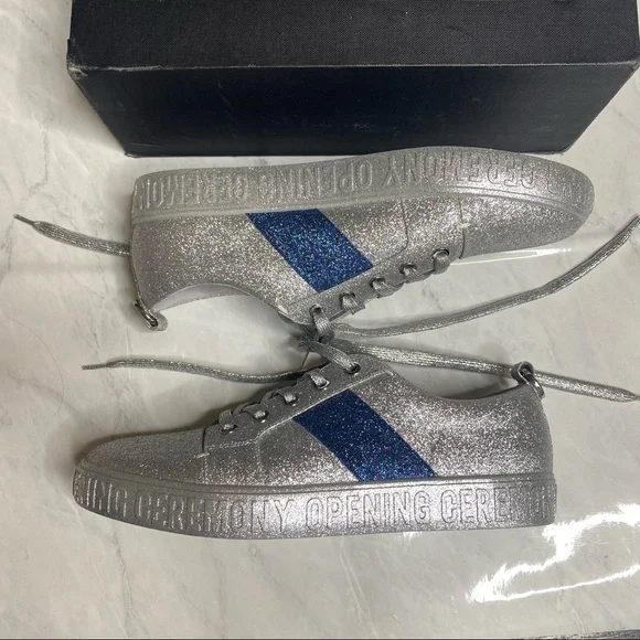 Opening Ceremony Silver Glitter La Cienega Sneakers